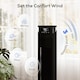 image 5 of HOMCOM Tower Fan with WiFi Control 116 cm | Black | Black | 31.5 x 31.5 x 116 cm