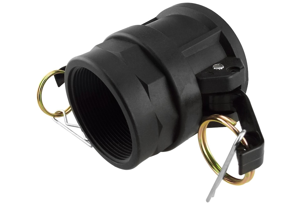 image 1 of 1" Type D Camlock Coupling - Female Camlock to 1" BSP Female Thread, Polypropylene, Pack of 1