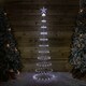 image 2 of 1.8m Light up Christmas Cone Tree with 220 White LEDs and Timer Function