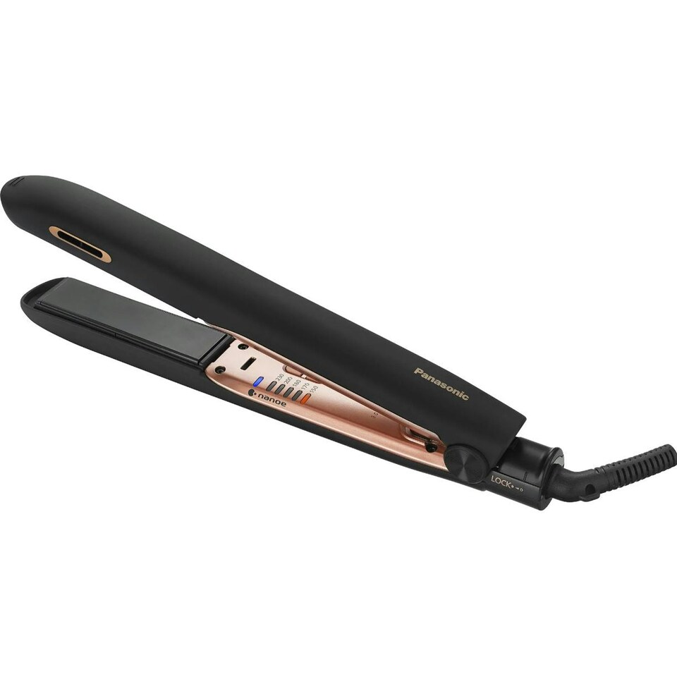 image 1 of Panasonic EH-NA67, EH-HS99 Black nanoe Hair Dryer & Nanoe Ceramic Hair Straightener Bundle
