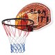 image 1 of COSTWAY Wall Mounted Basketball Hoop Backboard Set Rim 42cm Red | Standard