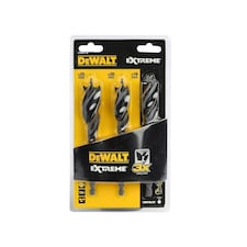 Dewalt Power Tools Extreme Tri Flute Bit Set, 3 Piece - Multi Colour - One Size