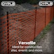 image 6 of Heavy Duty Orange Safety Barrier Mesh Fencing 1mtr x 50mtr | Orange | 1