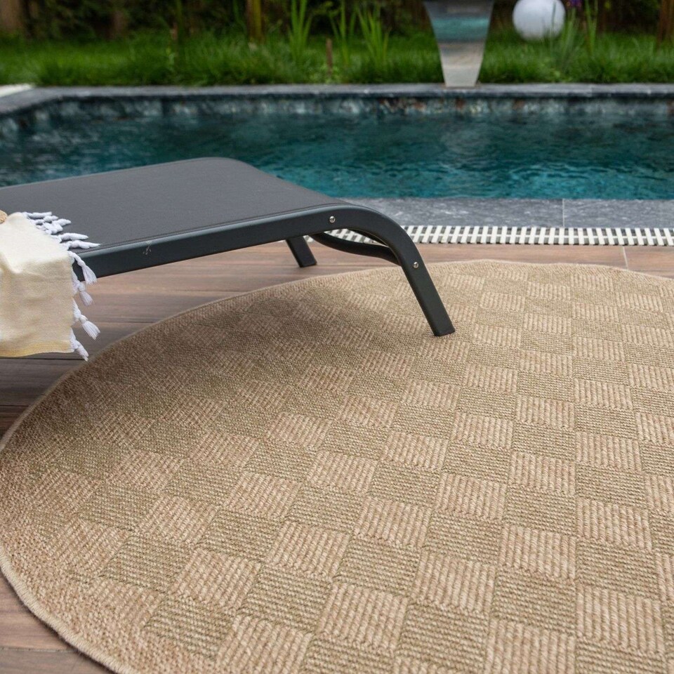 image 1 of The Rugs Nature Collection Diamond Design Outdoor Rugs  Garden Patio | 5300