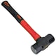 image 4 of 3lb Lump Hammer / Mini Sledge Hammer Mallet Fiberglass Handle TE320