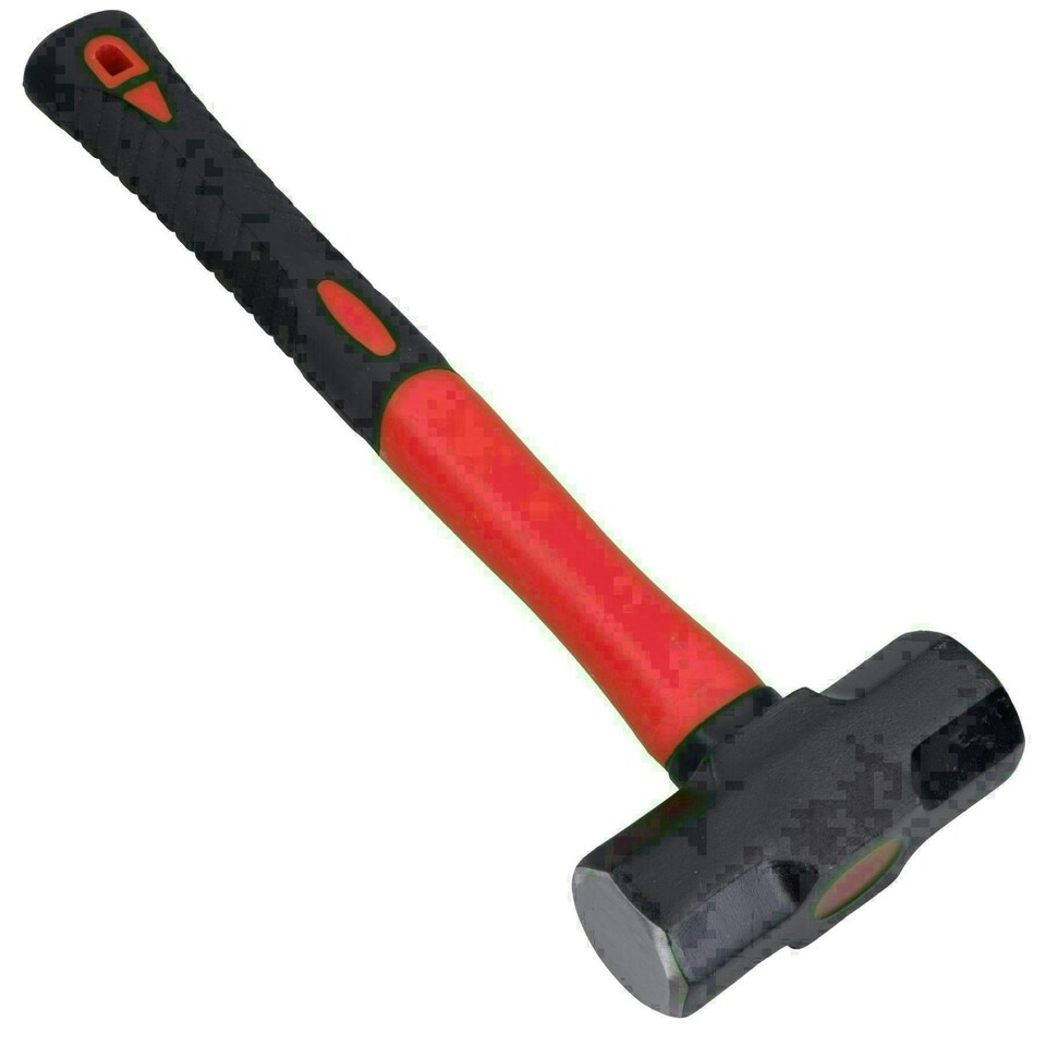 image 1 of 3lb Lump Hammer / Mini Sledge Hammer Mallet Fiberglass Handle TE320