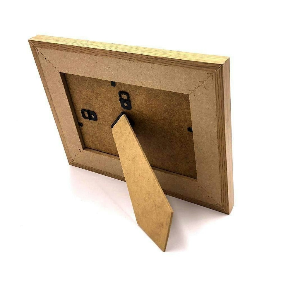 image 1 of New Baby Pregnancy Scan Wooden Photo Frame Uncle Gift Brown | Brown 4x6 | One Size