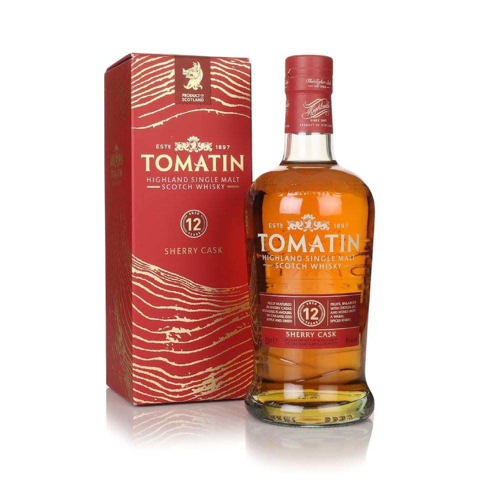 image 1 of Tomatin - Sherry Cask Matured Highland Single Malt Scotch 12 year old Whisky