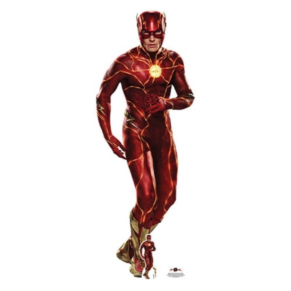 The Flash DC Comics Ezra Miller Action Pose Lifesize Cardboard Cutout 181cm