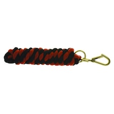 Hy Two Tone Twisted Lead Rope - Red/Black - 2.2 metres