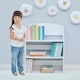 image 2 of Teamson Kids Children's 3 Shelf Bookcase, White