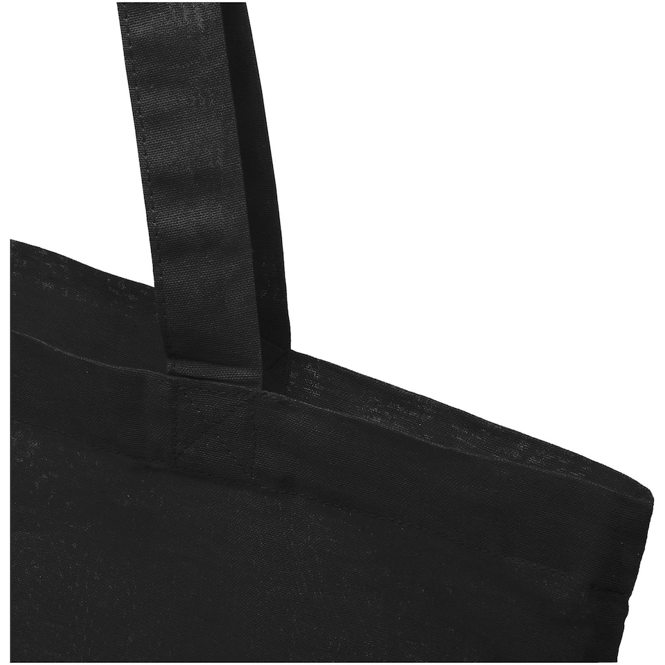 image 1 of Madras Recycled Cotton 7L Tote Bag - Solid Black - One Size Black