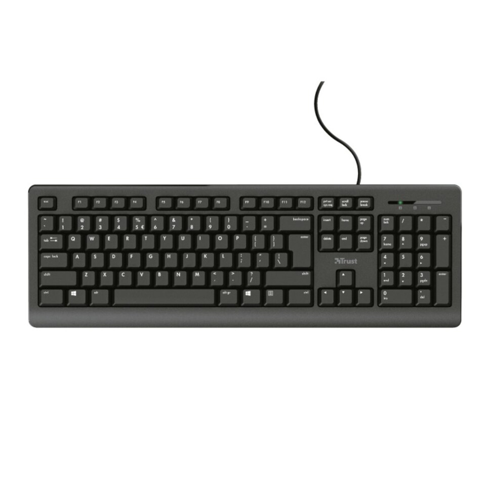 Trust TK-150 keyboard Universal USB QWERTY UK English Black - 23984