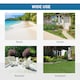 image 7 of Outsunny 2 Man Pop-up Beach Tent Sun Shade Shelter Hut w/ Windows Door Blue