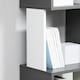 image 8 of HOMCOM 5-Tier Bookshelf Freestanding Bookcase Storage Shelves, White