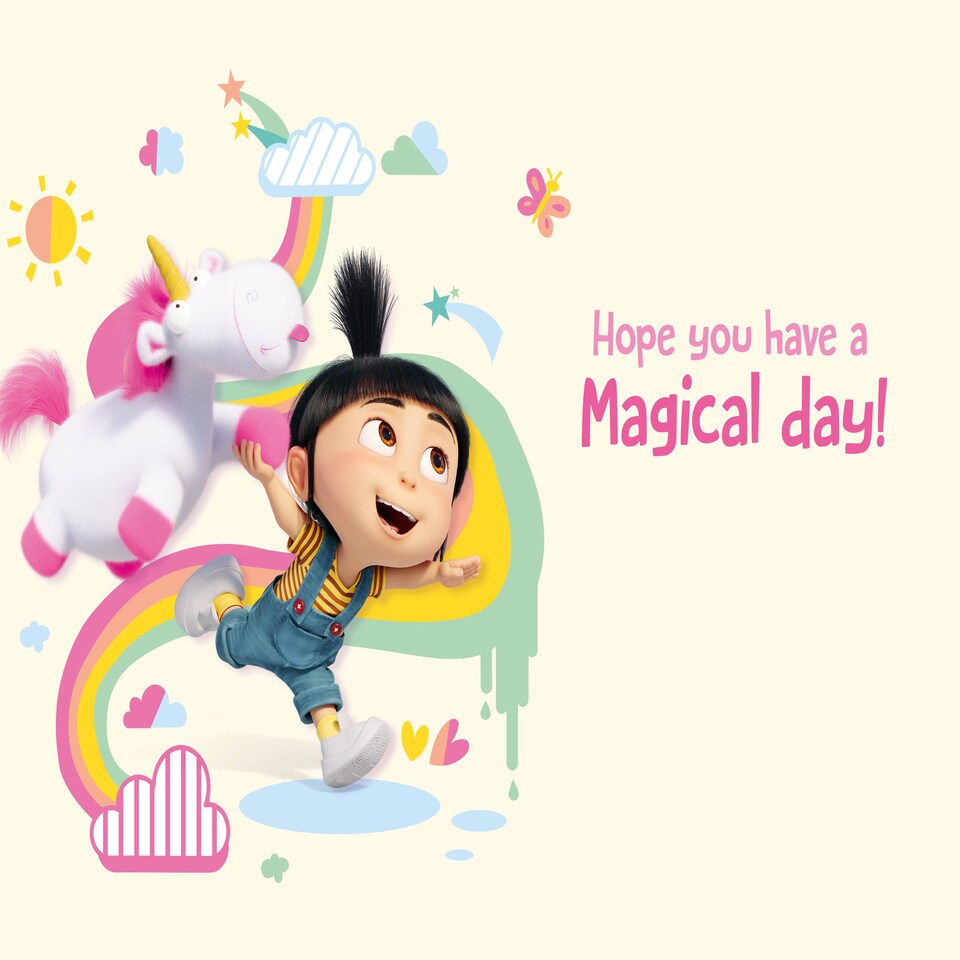 image 1 of Despicable Me Minions 'Birthday Wishes' Card