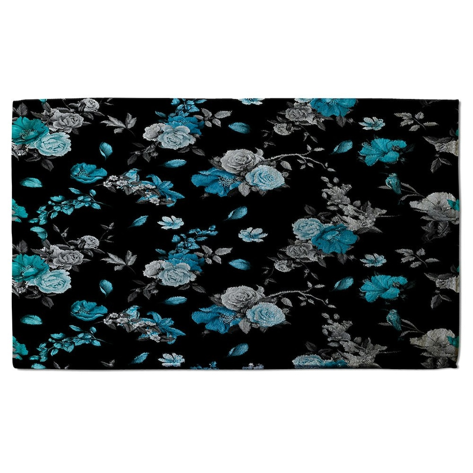 image 1 of Blue Roses (Bath Towel)