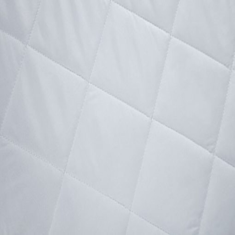 image 1 of Evernight Collection Microfibre Quilted Extra Deep Mattress Protector in White - Super King
