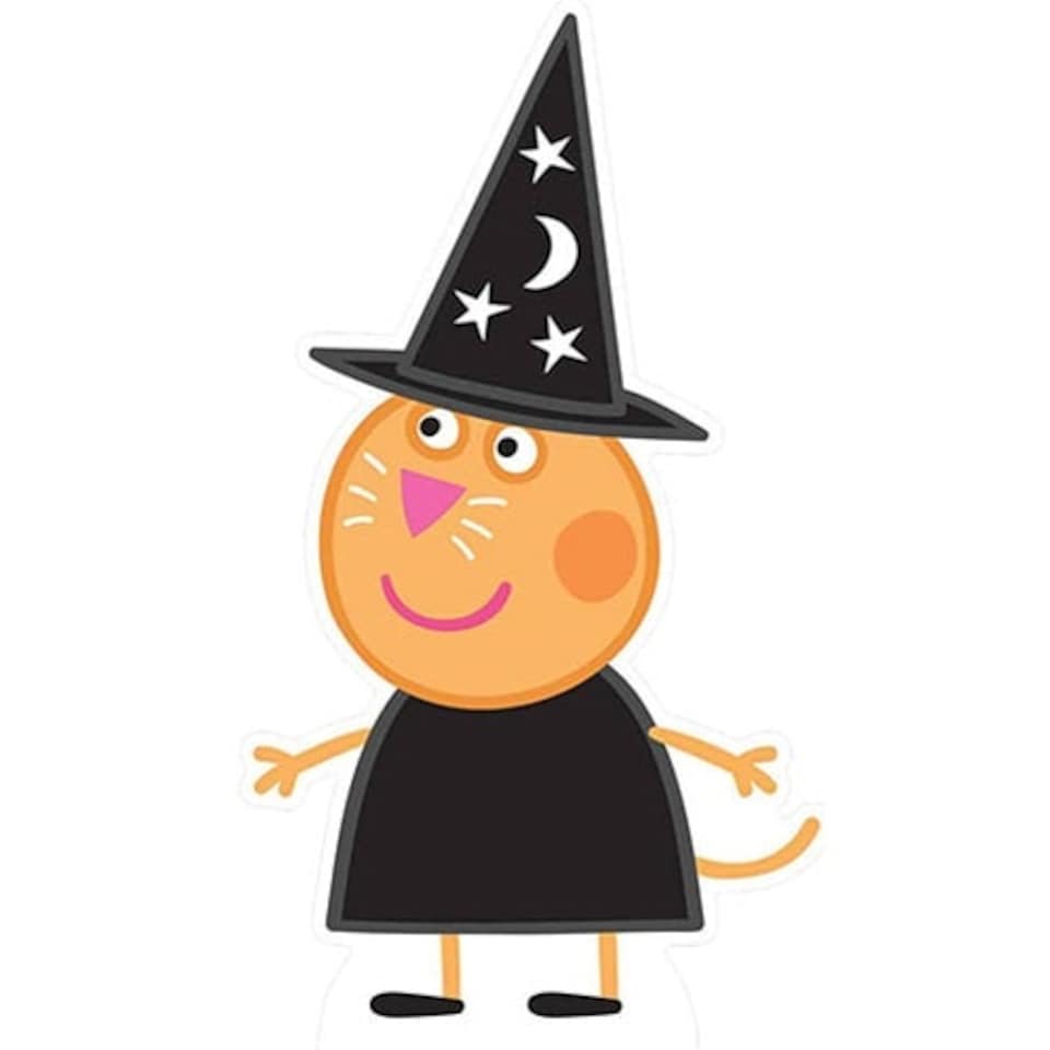 Candy Cat Peppa Pig Halloween Star Mini Cardboard Cutout 94cm