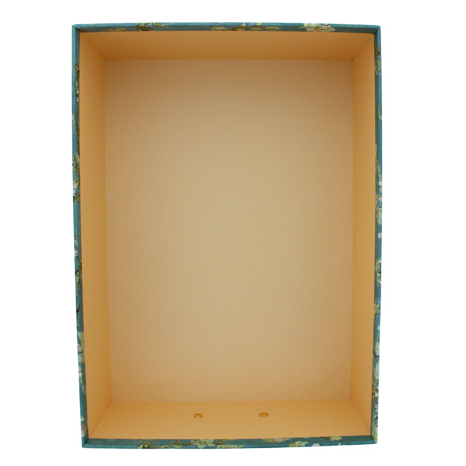 image 1 of Almond Blossom Storage Box,  A4 Size,  33 x 23.7 x 10 cm, Van Gogh Design