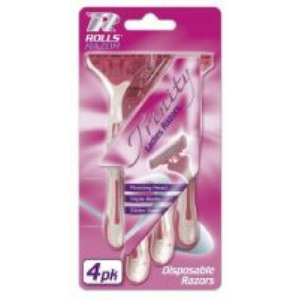 image 1 of Pack of 4 Trinity Ladies Disposable Razors