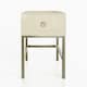 image 4 of Frank Olsen Lyra Lamp/side table White | Alabaster white