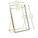 image 3 of Nicola Spring Standing Metal Photo Frame - 6" x 8" - Rose Gold