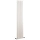 image 1 of Embrace Vertical Double Panel Radiator, 1800mm x 354mm - Gloss White | White | Gloss White | 1