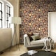 image 3 of World of Wallpaper Logs Wallpaper - Natural - 10m x 53cm