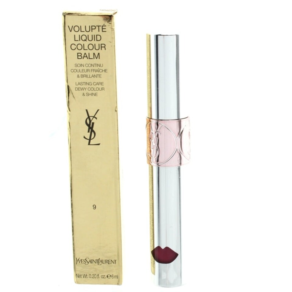 image 1 of YSL Volupte Liquid Lip Balm 9 Strip Me Fuchsia