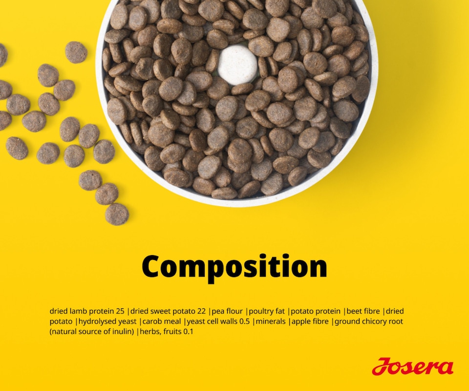 image 1 of Josera Adult Lamb & Sweet Potato complete dry food | All breed sizes | Grain-free | Single animal protein | Immune Plus | Herbs & fruits | 3x3kg