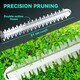 image 5 of Outsunny Cordless Hedge Trimmer with Brushless Motor, Blue
