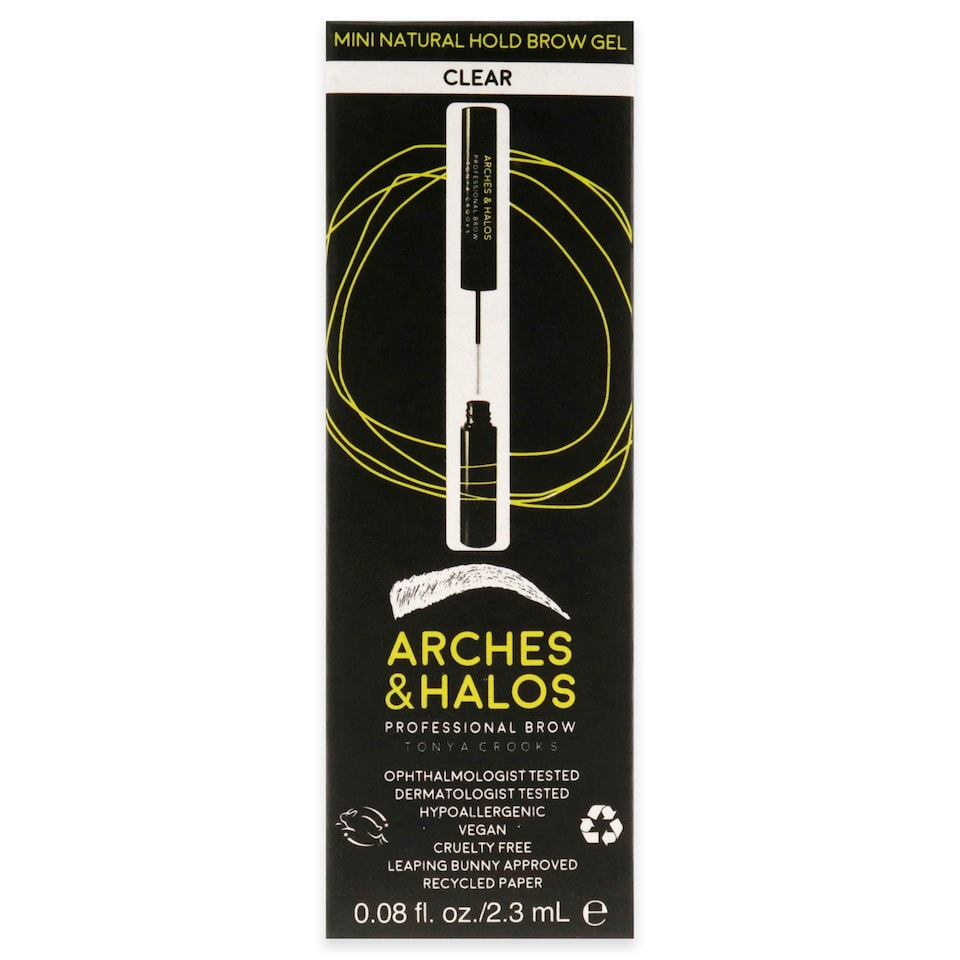 image 1 of Mini Natural Hold Brow Gel - Clear by Arches and Halos for Women - 0.08 oz Brow Gel