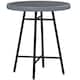 image 1 of Outsunny PE Rattan Side Table for Indoor, Outdoor, Balcony, Patio