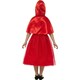 image 4 of Red Riding Hood Girls Deluxe Costume Set - Red/White - 10-12 Years