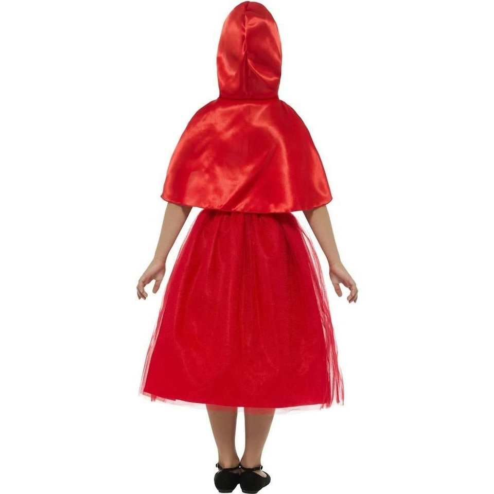 image 1 of Red Riding Hood Girls Deluxe Costume Set - Red/White - 10-12 Years