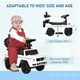 image 5 of HOMCOM Kids Ride-on Push Car 3 in 1 Benz G350 Baby Floor Slider Walker, White