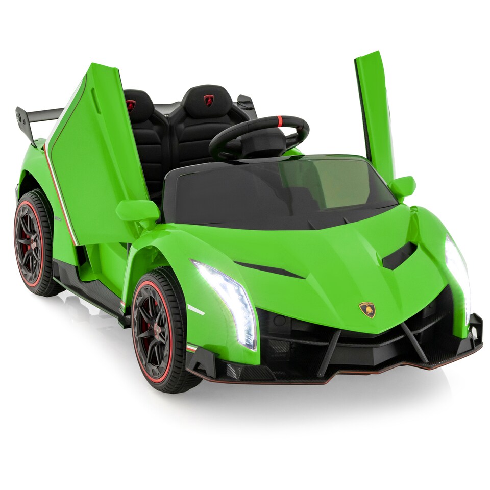 image 1 of COSTWAY 12V Battery Powered Electric Vehicle Kids Car Green