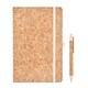 image 1 of MidOcean Suber Cork A5 Notebook with Pen Set - Beige - One Size