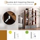 image 6 of COSTWAY Open Back Bookshelf Wood Bookcase Display Shelf Storage Rack Coffee