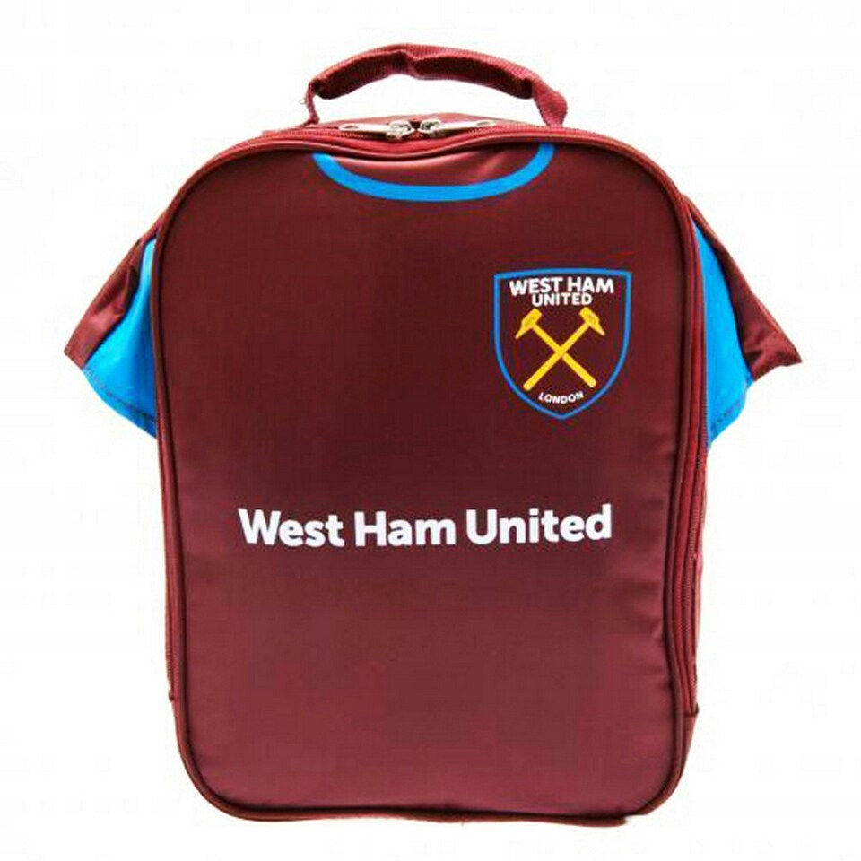 West Ham FC Official Insulated Football Kit Lunch Bag - Claret - One Size
