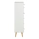 image 3 of Thais White Shabby Chic Multi Coloured 13 Drawer Chest