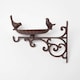 image 7 of Homescapes Cast Iron Wall Mounted Bird Bath with Bird Decoration