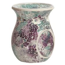 Aroma Crackle Wax Melt Burner 14cm - Teal | Multi