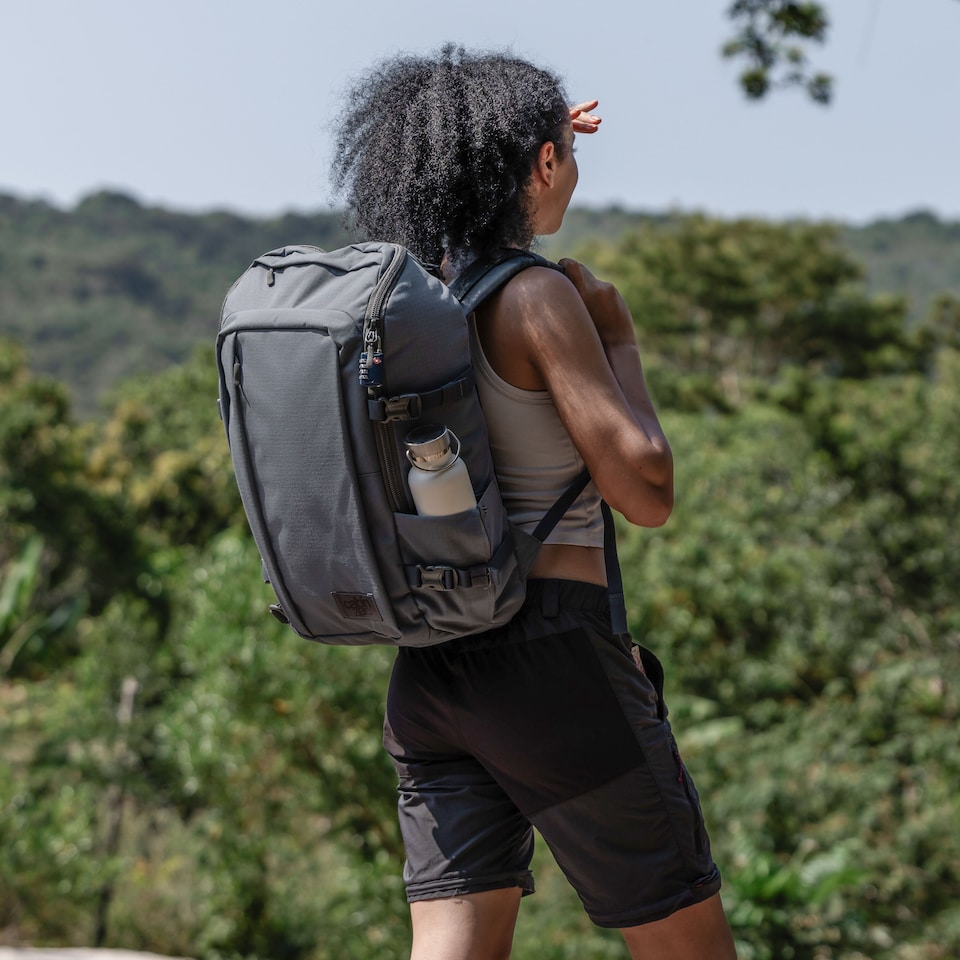 image 1 of CabinZero ADV Backpack 32L, Lightweight Travel Carry-On Backpack | Grey | Original Grey