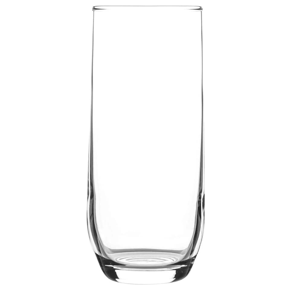 image 1 of 6 Pcs Tall Highball Queensway Drinking Glasses Cocktails Desserts Water 415ml