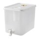 image 1 of Living and Home 10L Plastic Refrigerator Cold Water Drink Beverage Dispenser with Tap | Clear