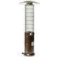 image 1 of Circle Flame Gas Outdoor Patio Heater in Brown 13kW