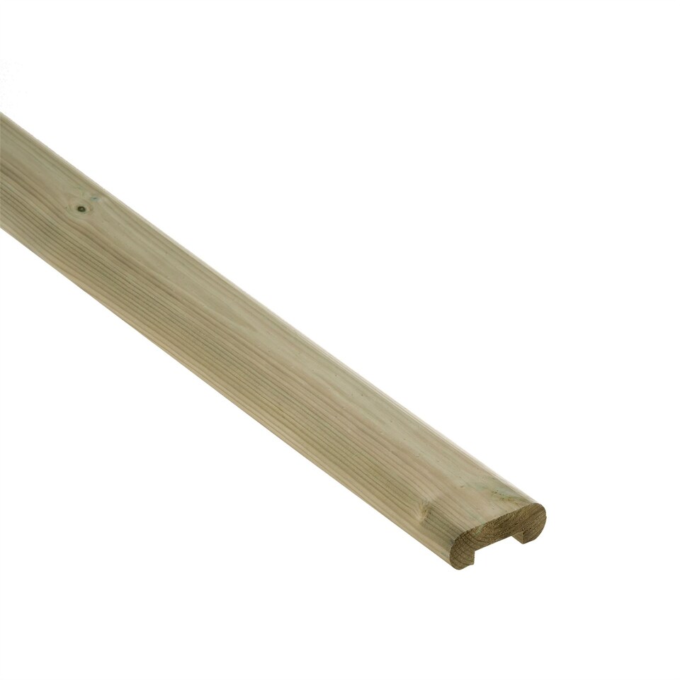 image 1 of Cheshire Mouldings Balustrade Decking Rail Cap (T) 27mm (W) 70mm (L) 1800mm