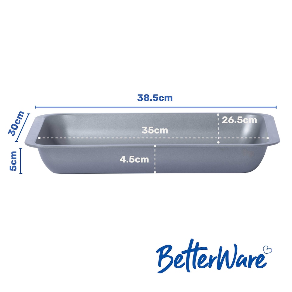 image 1 of BetterWare Essentials 39cm Non-Stick Roasting Tin
